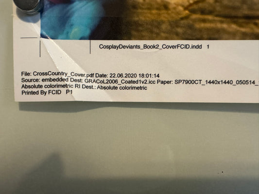 Cross Country Tour: Publisher's Proof Cover