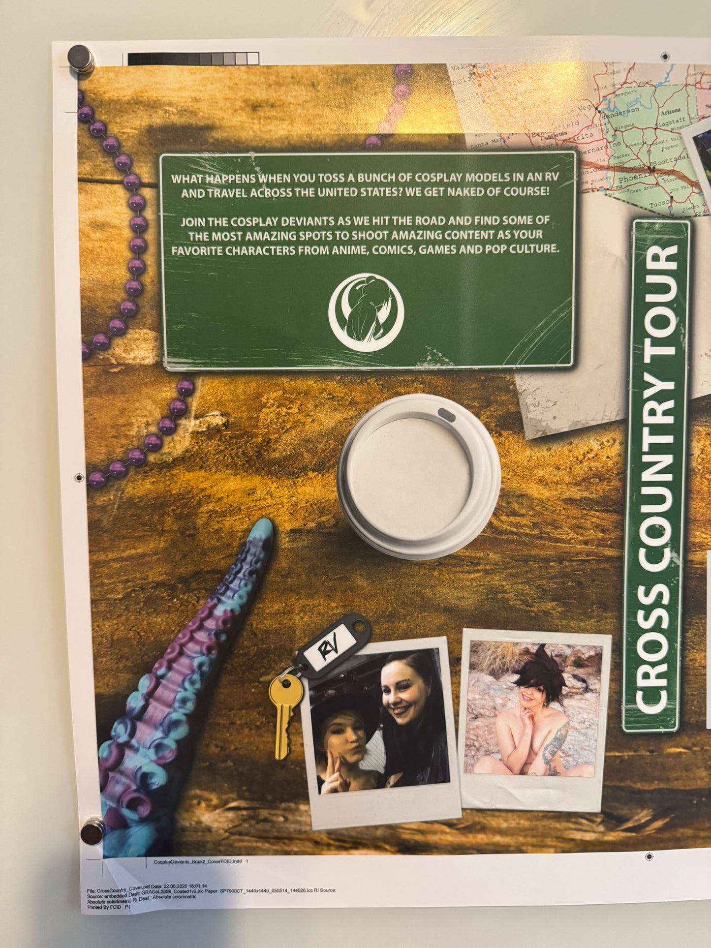 Cross Country Tour: Publisher's Proof Cover