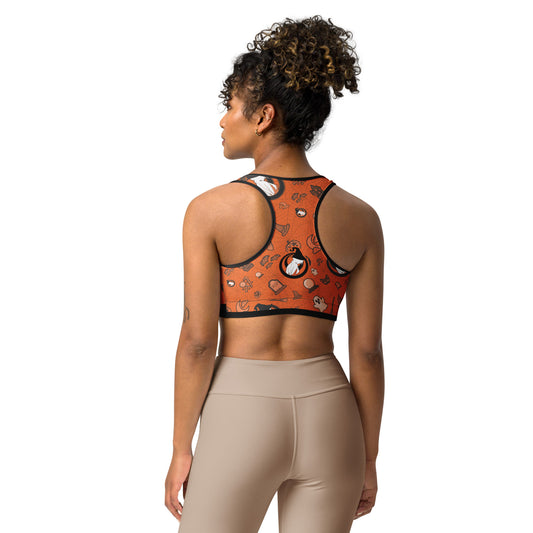 Spooky Season Sports bra