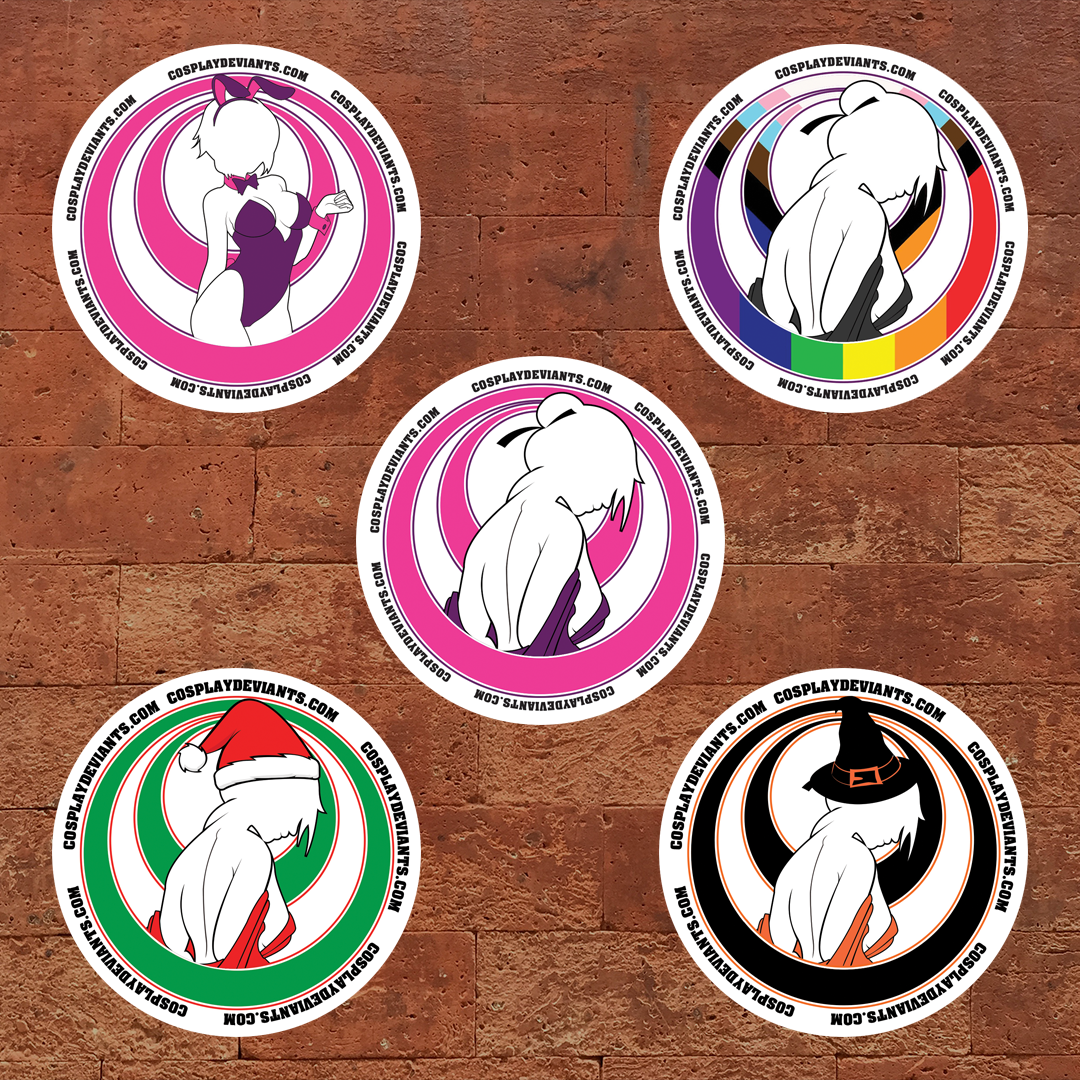 Cosplay Deviants Logo Sticker Pack