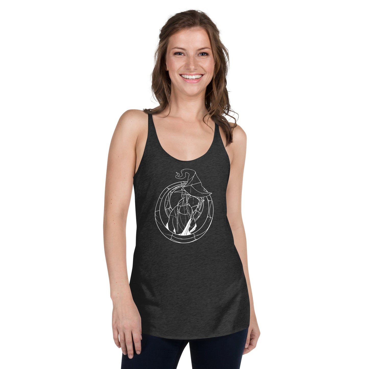 Cosplay Deviants Web of Desire Racerback Tank