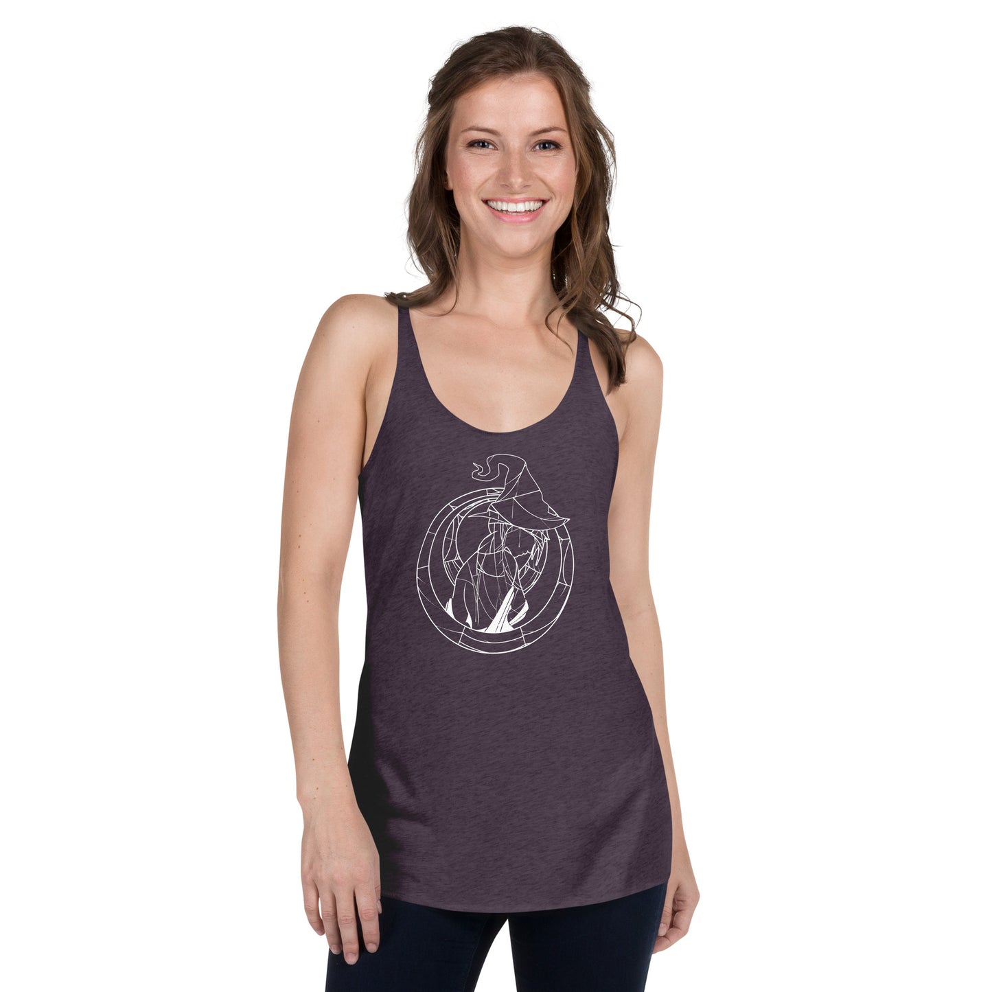 Cosplay Deviants Web of Desire Racerback Tank