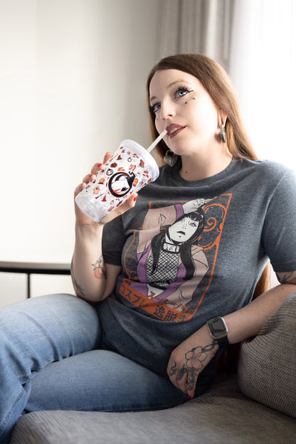 Spooky Season Clear Tumbler