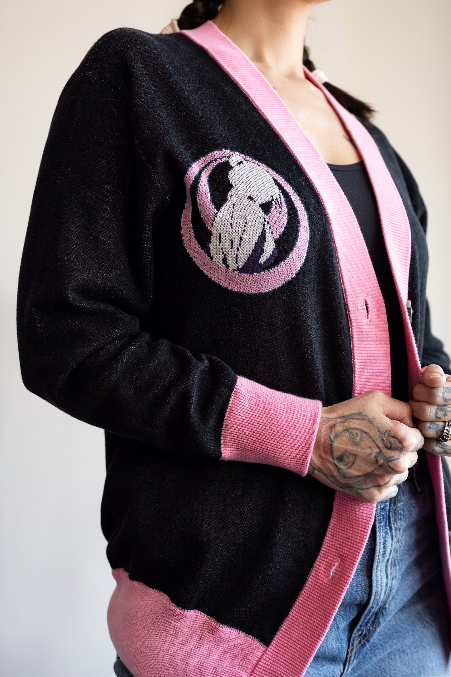 Unisex Logo Cardigan