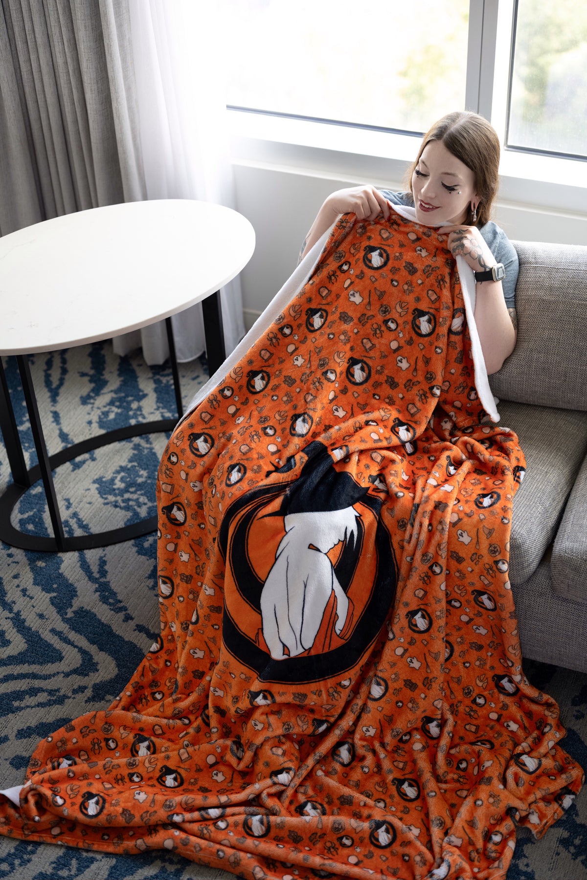 Spooky Season Throw Blanket