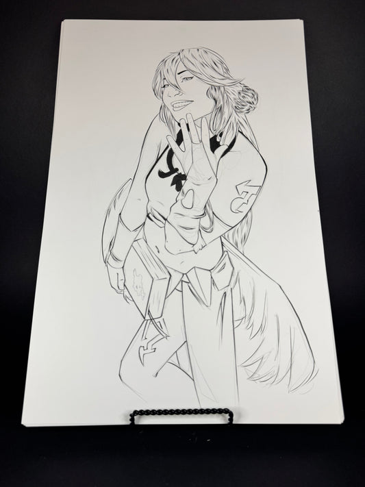 Original Artwork: Mew as Jibril