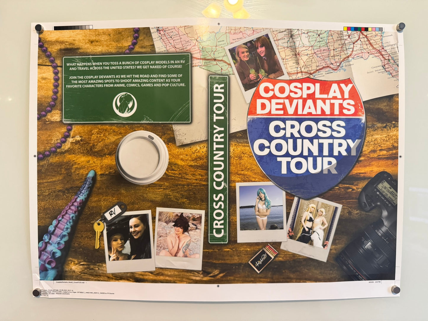 Cross Country Tour: Publisher's Proof Cover