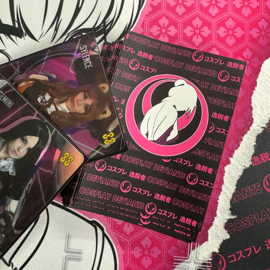 Cosplay Deviants Logo Card sleeves