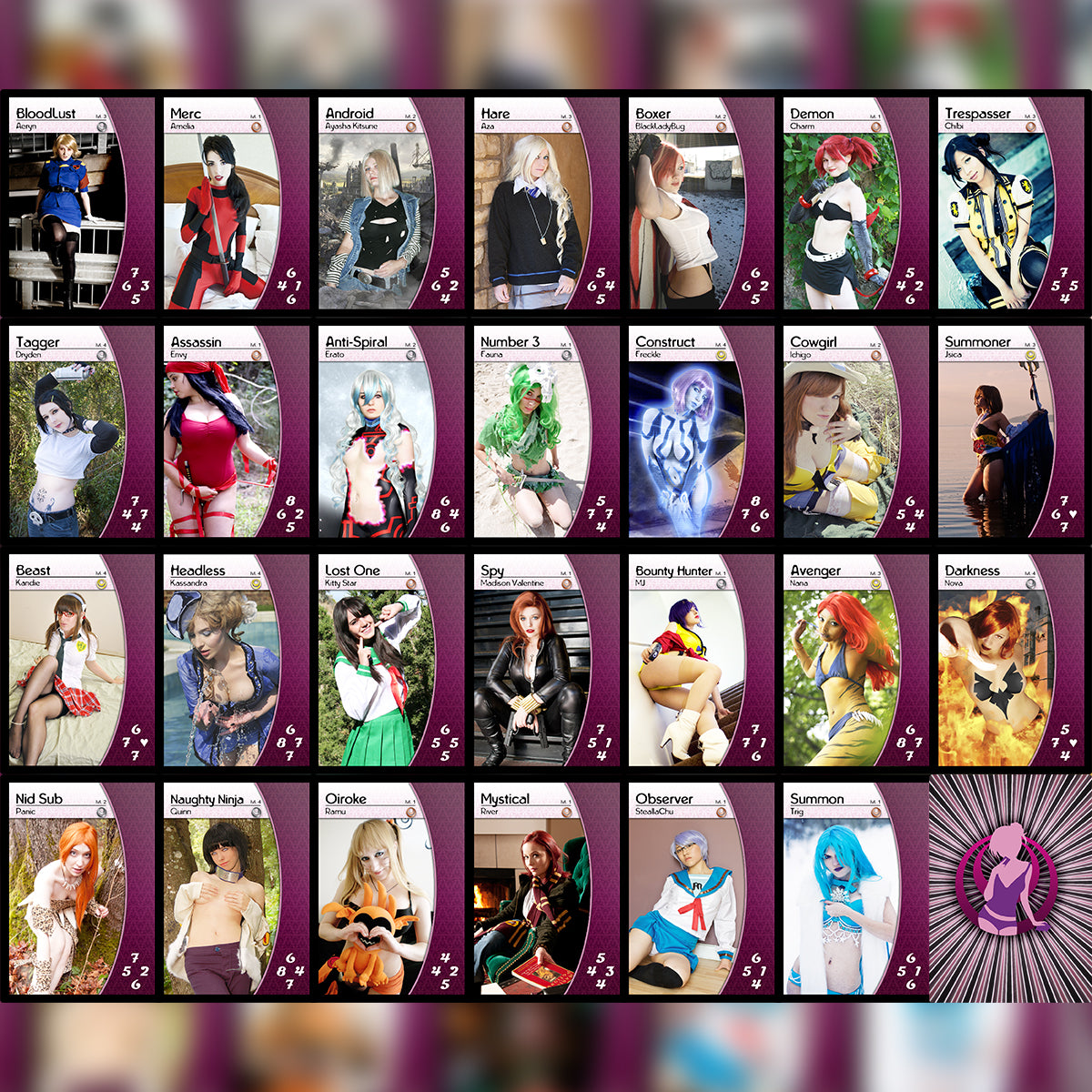 Cosplay Deviants TCG Full Sets