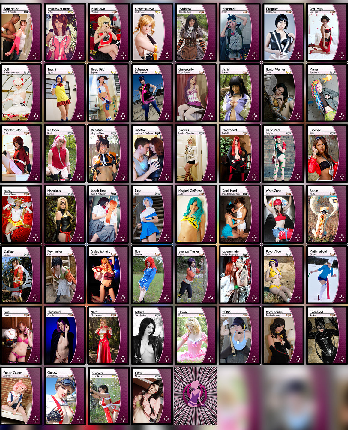 Cosplay Deviants TCG Full Sets