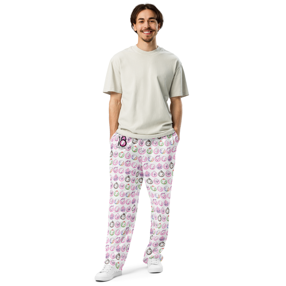 Wide-leg joggers