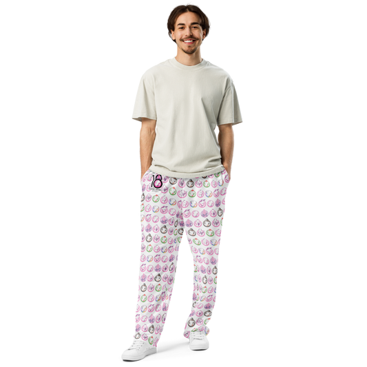 Wide-leg joggers